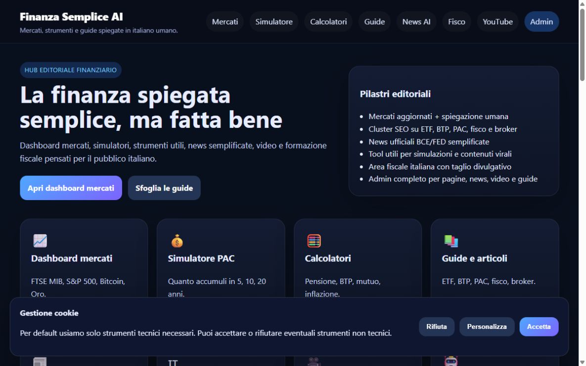 Anteprima del sito SoldiChiari.it